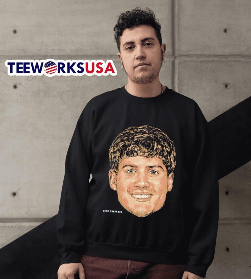 Reed Sheppard Houston Rockets portrait sweater