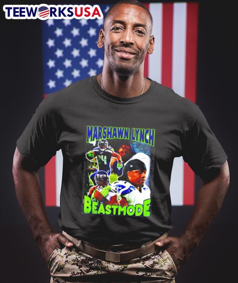 Seattle Seahawks Marshawn Lynch beastmode shirt