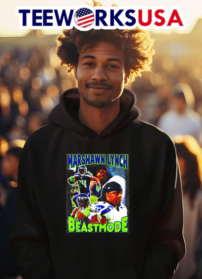 Seattle Seahawks Marshawn Lynch beastmode hoodie