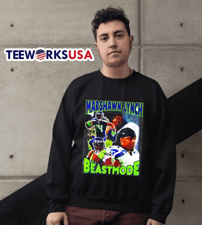 Seattle Seahawks Marshawn Lynch beastmode sweater