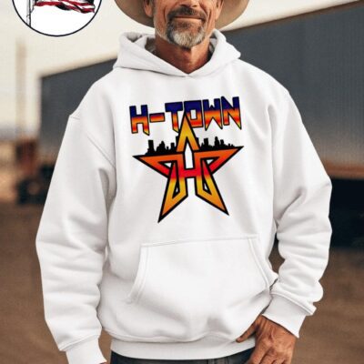 Houston Astros H-town star skyline hoodie