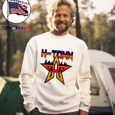 Houston Astros H-town star skyline sweater