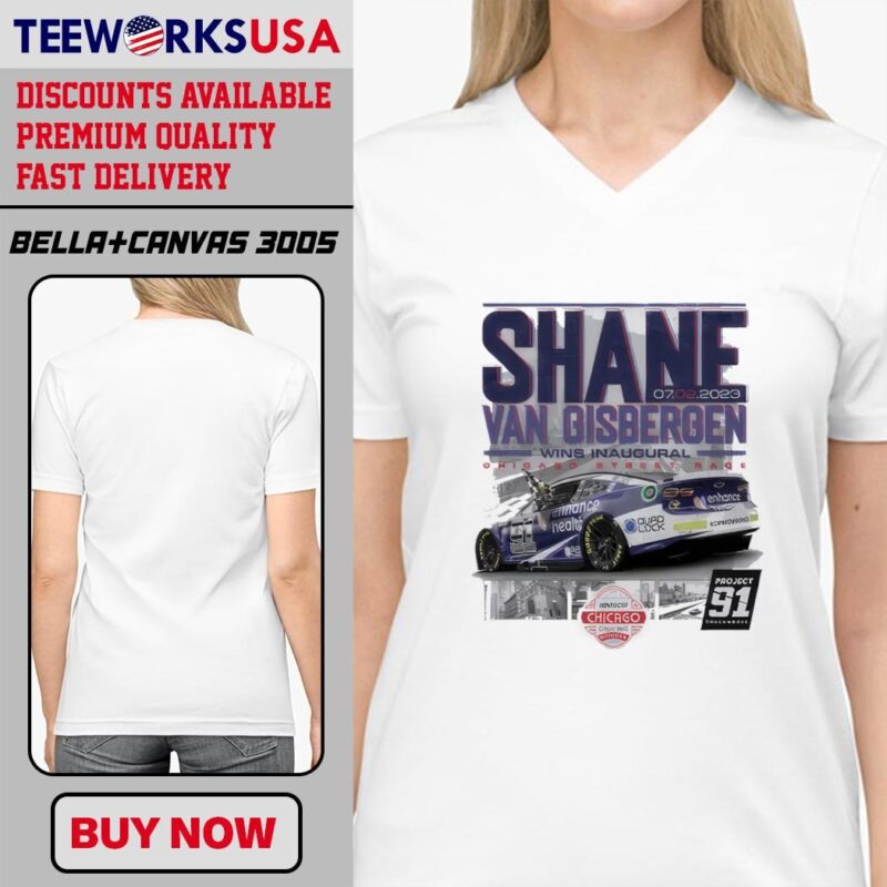 Shane van Gisbergen 91 Car logo Trending Fashion Styles shirt v-neck-t-shirt