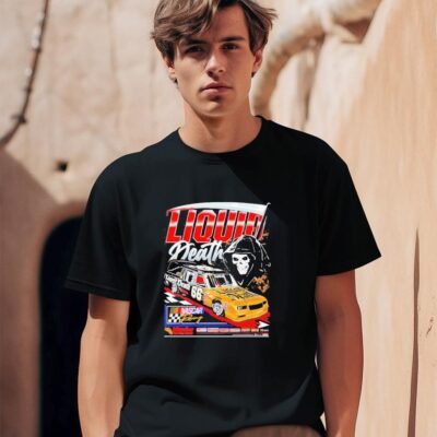 Nascar X Liquid Death Thirst Hearse Tri-blend shirt