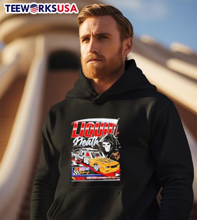 Nascar X Liquid Death Thirst Hearse Tri-blend hoodie