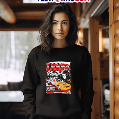 Nascar X Liquid Death Thirst Hearse Tri-blend sweater