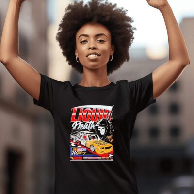Nascar X Liquid Death Thirst Hearse Tri-blend women-t-shirt