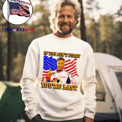 Ricky Bobby if you ain’t first you’re last American flag sweater