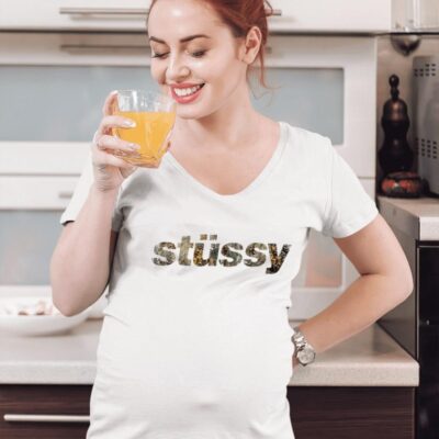Stussy camo women-t-shirt