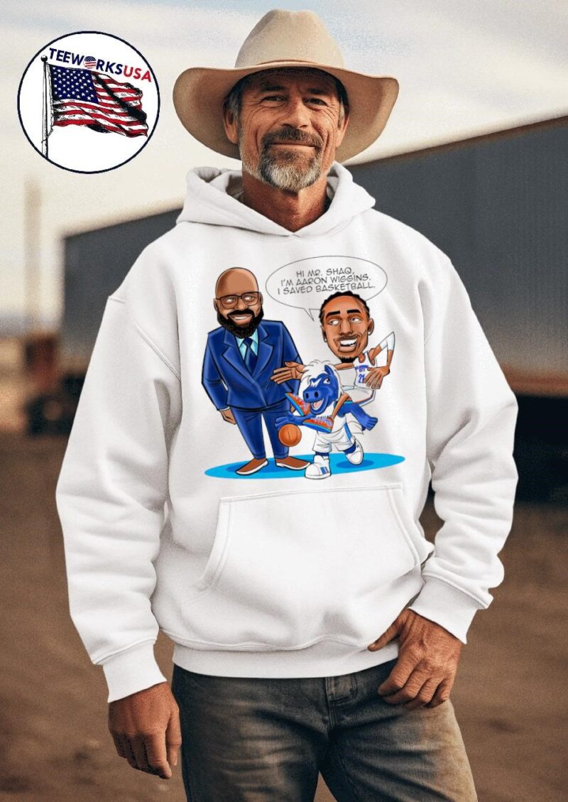Shaquille O’Neal meets Aaron Wiggins Oklahoma City Thunder basketball is saved hoodie