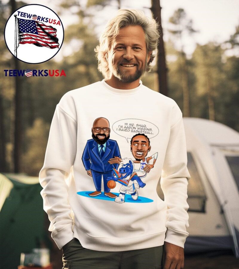 Shaquille O’Neal meets Aaron Wiggins Oklahoma City Thunder basketball is saved sweater
