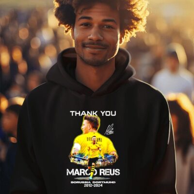 Thank you Marco Reus Borussia Dortmund 2012-2024 signature hoodie
