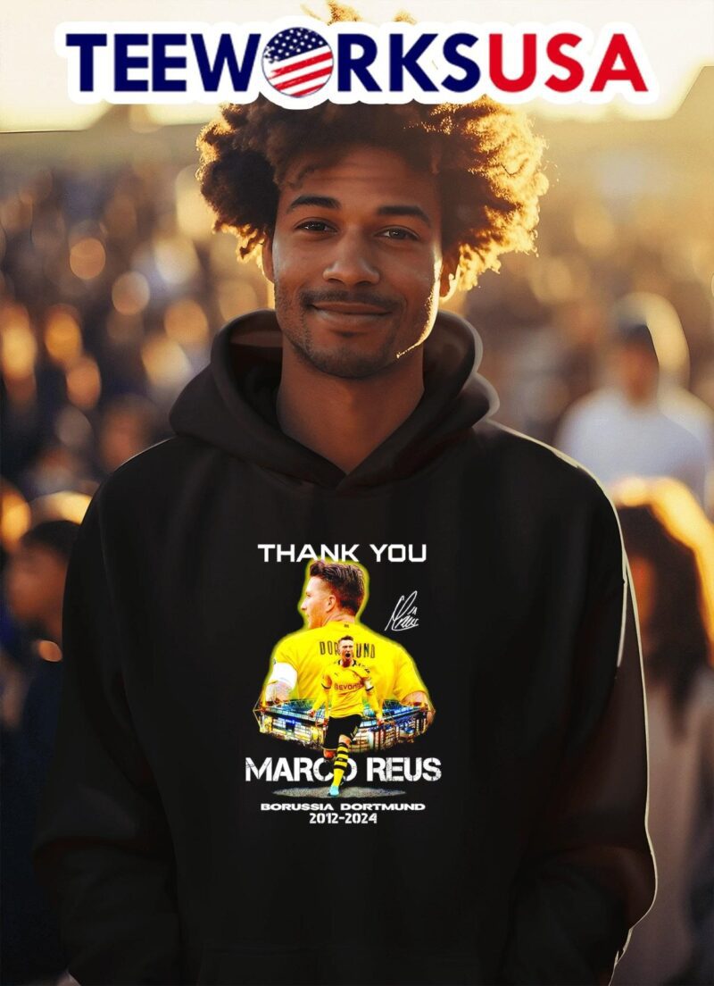 Thank you Marco Reus Borussia Dortmund 2012-2024 signature hoodie