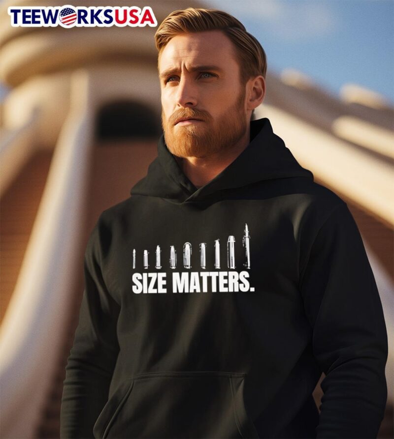 Size matters Bullet hoodie