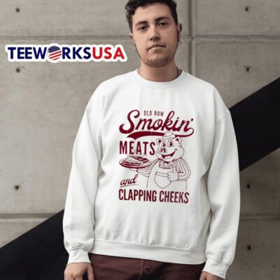 Old row Smokin meats and clapping cheeks sweater