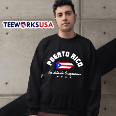 Puerto Rico La Isla de Campeones stars sweater