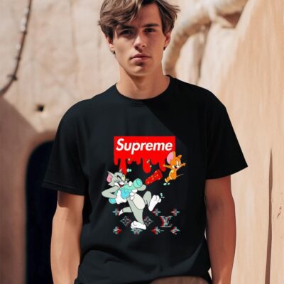 Tom and Jerry Supreme Cartoon Characters Money Drip shirt