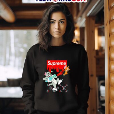 Tom and Jerry Supreme Cartoon Characters Money Drip sweater