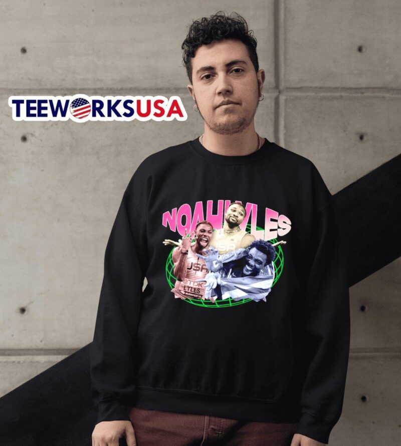 Noah Lyles 2024 Paris Olympics sweater