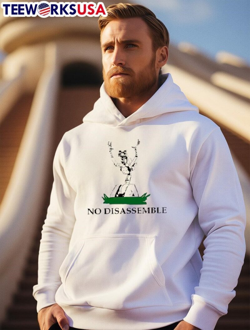 No Disassemble robot hoodie