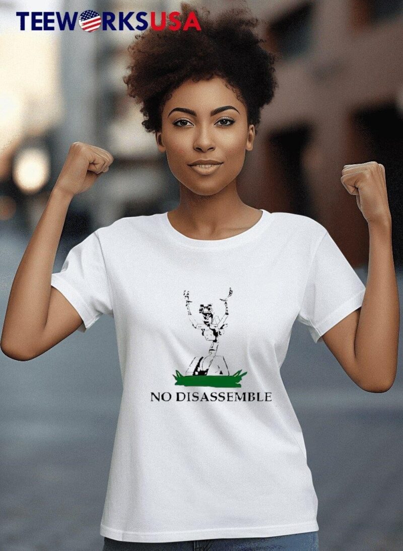 No Disassemble robot women-t-shirt