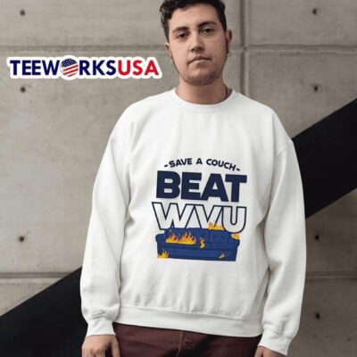 Save A Couch Beat WVU sweater