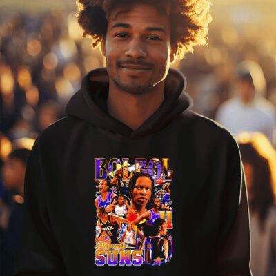 Phoenix Suns Bol Bol signature all time graphic hoodie