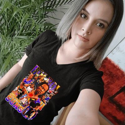 Phoenix Suns Bol Bol signature all time graphic women-t-shirt