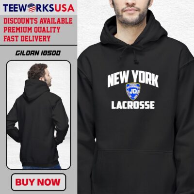 Top NYPD New York Lacrosse In Memory of Jonathan Diller black-hoodie