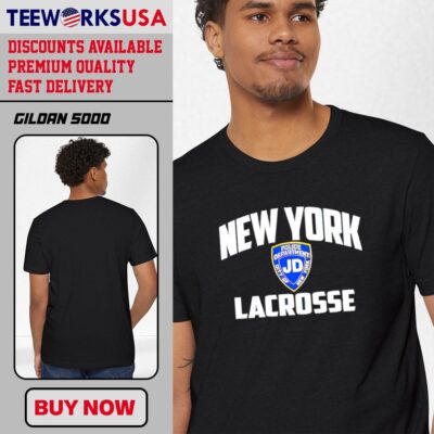Top NYPD New York Lacrosse In Memory of Jonathan Diller black-t-shirt