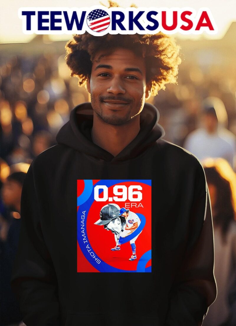Shota Imanaga Chicago Cubs 0.96 era hoodie
