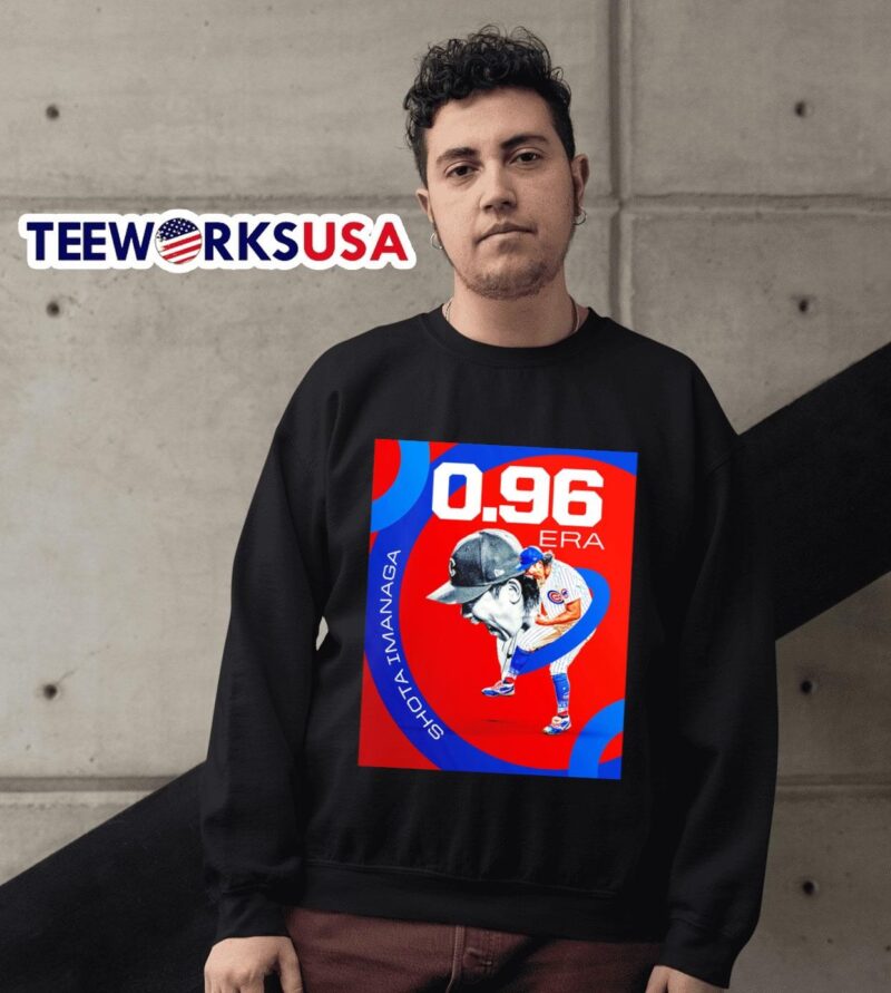 Shota Imanaga Chicago Cubs 0.96 era sweater
