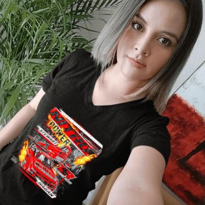 Tony Stewart Racing Nitro power JHG Matt Hagan women-t-shirt