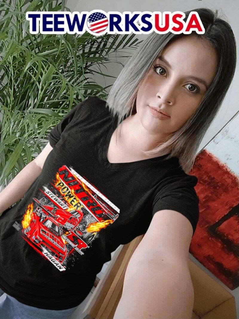 Tony Stewart Racing Nitro power JHG Matt Hagan women-t-shirt