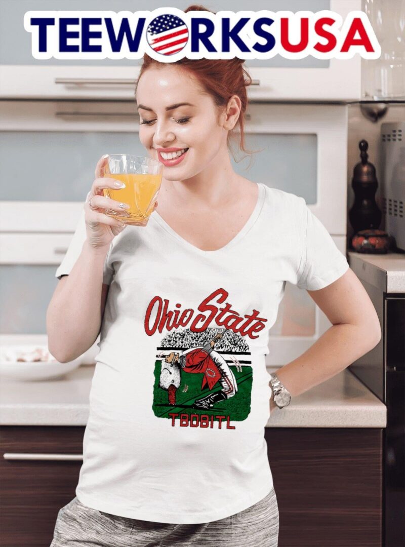 Ohio State Buckeyes TBDBITL drum major women-t-shirt