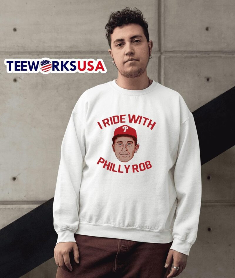 Philadelphia Phillies I ride with philly Rob Thomson sweater