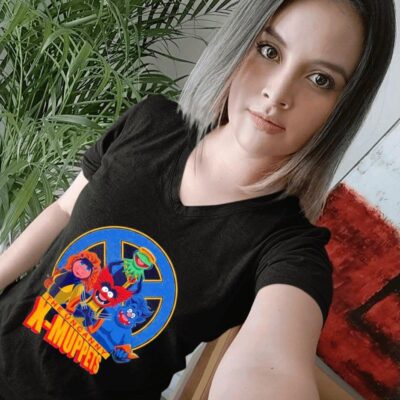 The uncanny X-Muppets the Muppets and X-Men mashup women-t-shirt