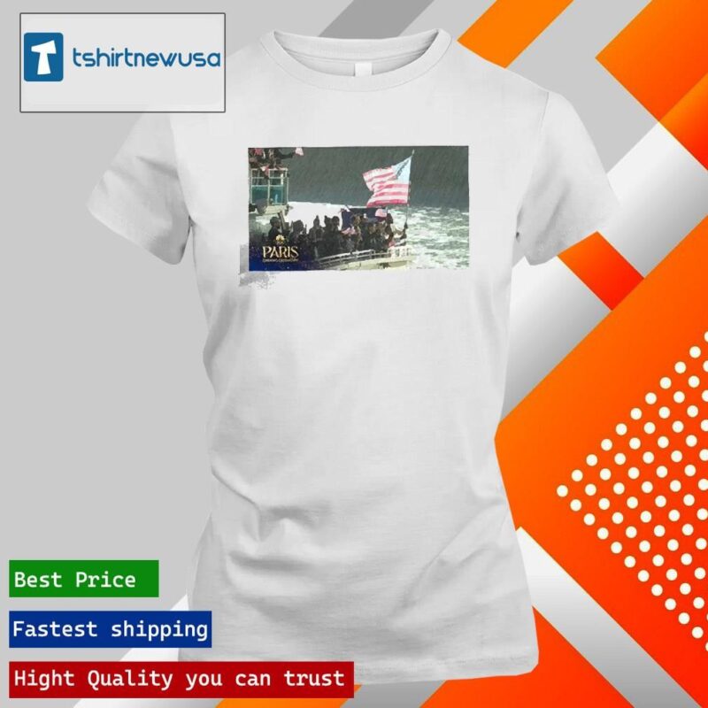 Official LeBron James Washington Crossing the Delaware 2024 T ladies tee