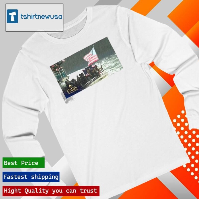 Official LeBron James Washington Crossing the Delaware 2024 T longsleeve