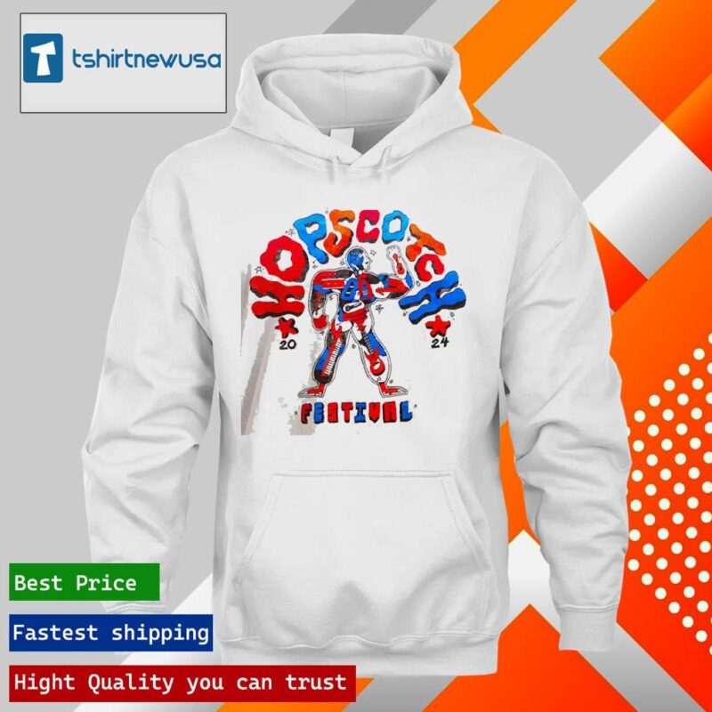 Original Hopscotch Music Festival Merch Tee In Raleigh NC On September 5-7 2024 Unisex Shirts hoodie