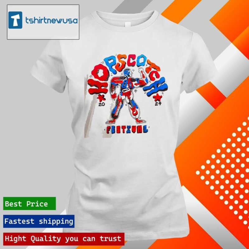 Original Hopscotch Music Festival Merch Tee In Raleigh NC On September 5-7 2024 Unisex Shirts ladies tee