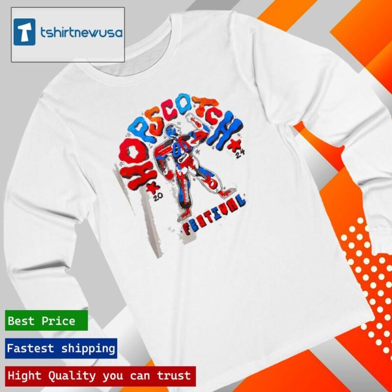 Original Hopscotch Music Festival Merch Tee In Raleigh NC On September 5-7 2024 Unisex Shirts longsleeve