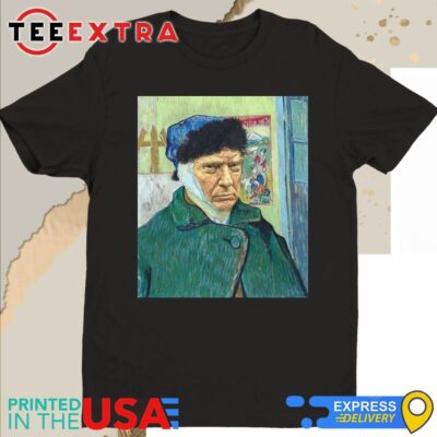 Original Donald Trump with a bandaged ear in the style of Van Gogh painting T-Shirt