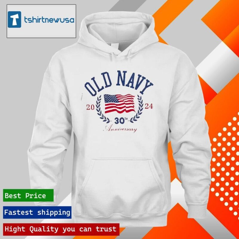 Original Old Navy Flag 4th 0f July 2024 T hoodie