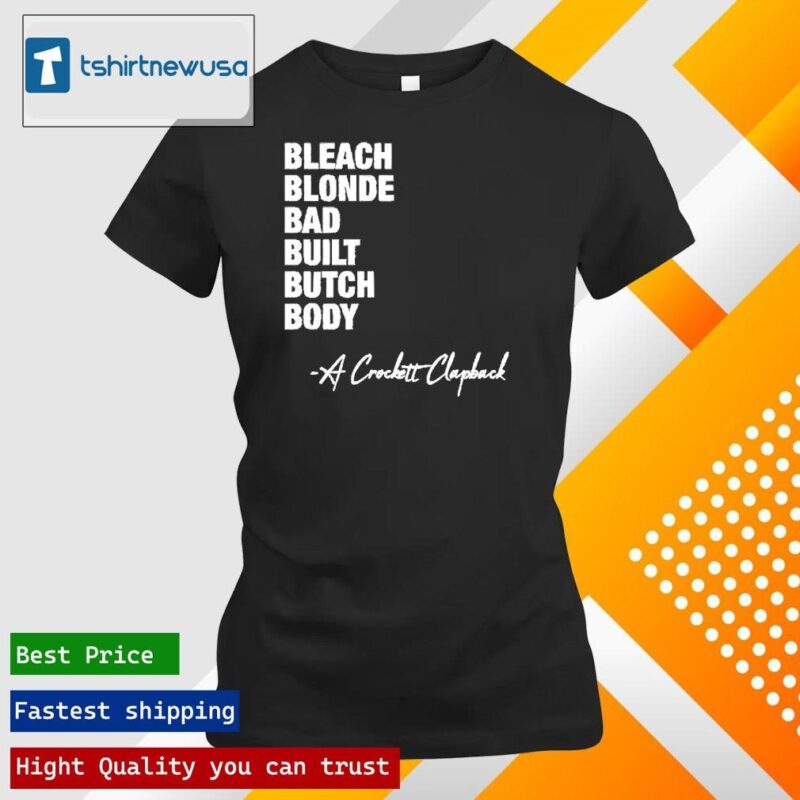 Original The Clapback Collection By Jasmine Crockett 2024 Shirt and Hoodie ladies tee shirt