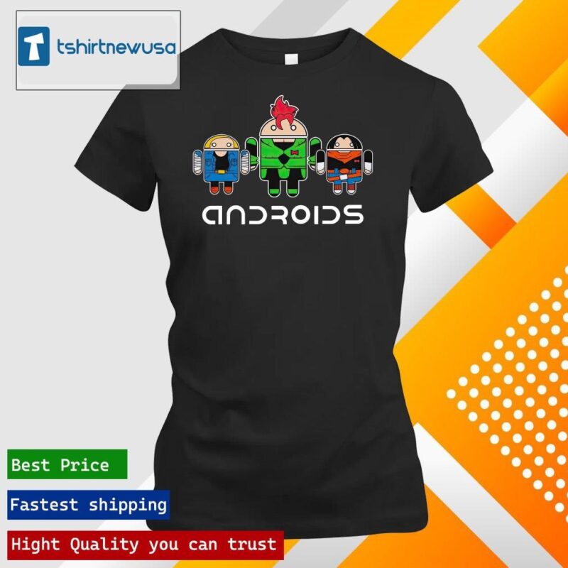 Official team four star androids shirt ladies tee shirt