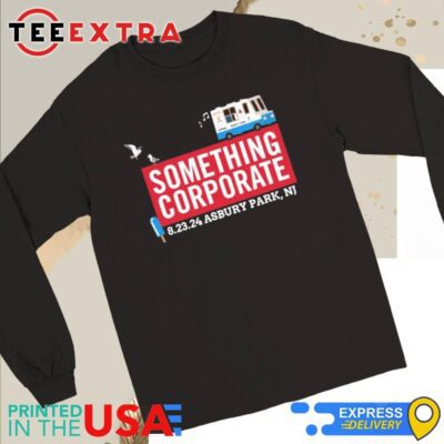 Something Corporate Asbury Park Setlist Long Sleeve Tee