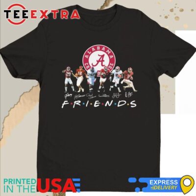Official Alabama Crimson Tide Friends Of The Alabama 2024 Signatures Shirt