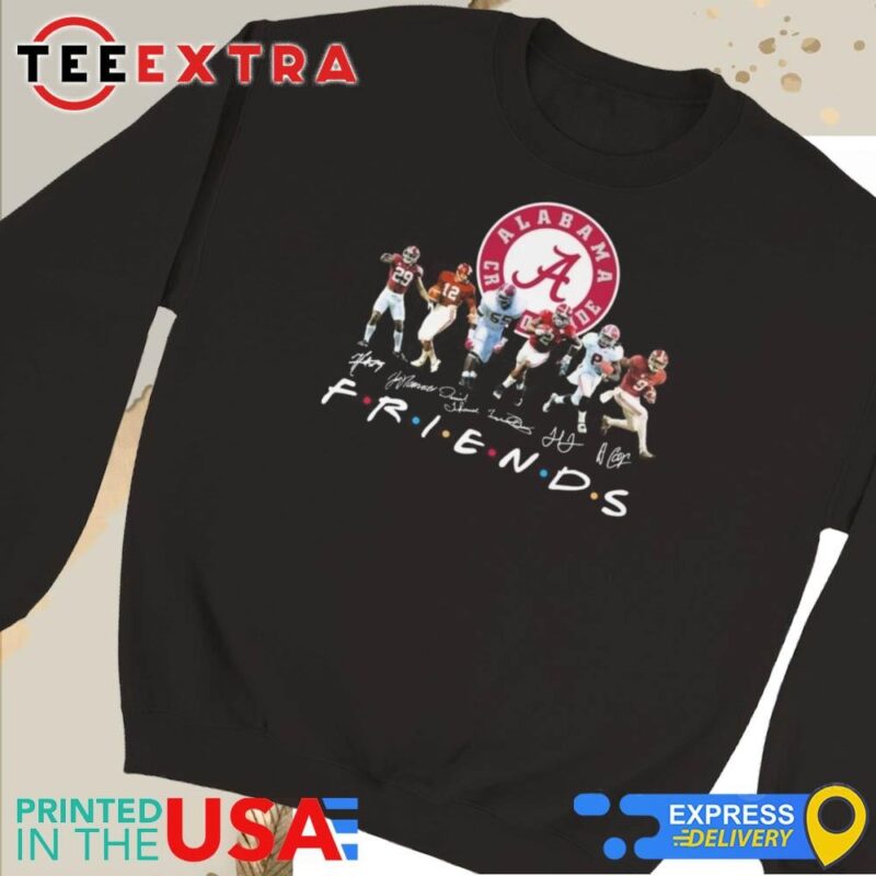 Official Alabama Crimson Tide Friends Of The Alabama 2024 Signatures Sweatshirt