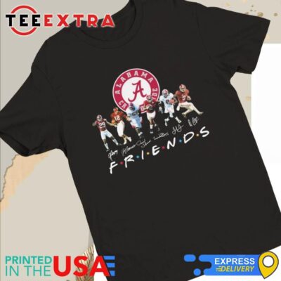 Official Alabama Crimson Tide Friends Of The Alabama 2024 Signatures Women Tee